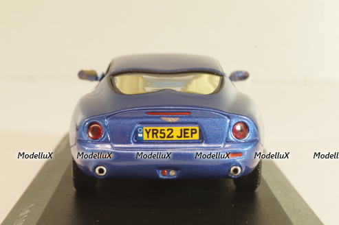 Aston Martin DB 7 Zagato 2003, blue metallic, WB030, WhiteBox 1:43 Уценка!