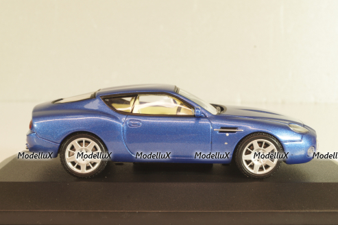 Aston Martin DB 7 Zagato 2003, blue metallic, WB030, WhiteBox 1:43 Уценка!