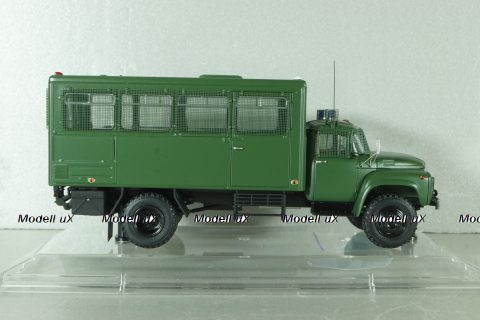 SHL-740 польский спецавтомобиль для транспортировки нарядов милиции на шасси Зил-130 1982, зеленый, TruckTyr/Dip 1:43
