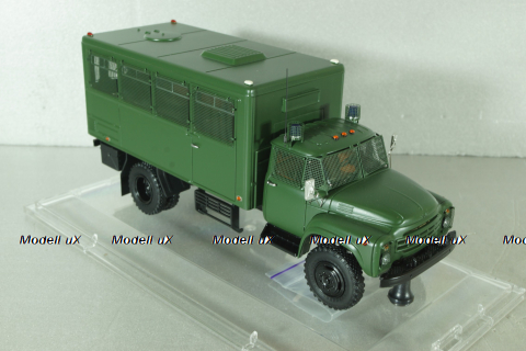 SHL-740 польский спецавтомобиль для транспортировки нарядов милиции на шасси Зил-130 1982, зеленый, TruckTyr/Dip 1:43