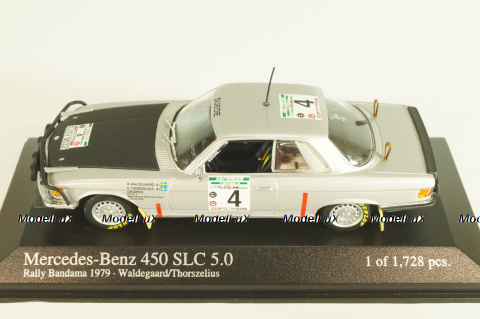 Mercrdes-Benz 450 SLC 5.0 #4 Rally Banduma 1979, Wakdegaard/Thorszelius, 430793994, Minichamps 1:43