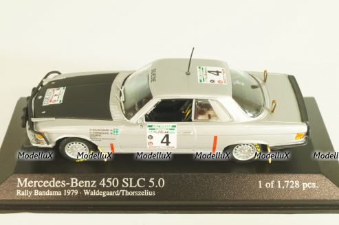 Mercrdes-Benz 450 SLC 5.0 #4 Rally Banduma 1979, Wakdegaard/Thorszelius, 430793994, Minichamps 1:43