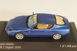 Aston Martin DB 7 Zagato 2003, blue metallic, WB030, WhiteBox 1:43 Уценка!