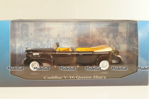 Cadillac V-16 Series 90 "Queen Mary" Harry Truman 1938, black, 2696612, Presidential Cars #12, Atlas 1:43