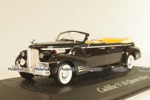 Cadillac V-16 Series 90 "Queen Mary" Harry Truman 1938, black, 2696612, Presidential Cars #12, Atlas 1:43