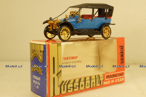 Руссо-Балт С24-40, А22, синий,Тантал/Радон 1:43