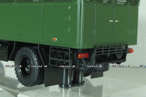 SHL-740 польский спецавтомобиль для транспортировки нарядов милиции на шасси Зил-130 1982, зеленый, TruckTyr/Dip 1:43