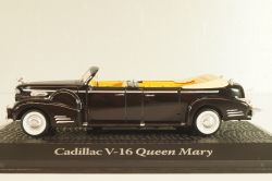 Cadillac V-16 Series 90 "Queen Mary" Harry Truman 1938, black, 2696612, Presidential Cars #12, Atlas 1:43