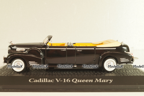 Cadillac V-16 Series 90 "Queen Mary" Harry Truman 1938, black, 2696612, Presidential Cars #12, Atlas 1:43