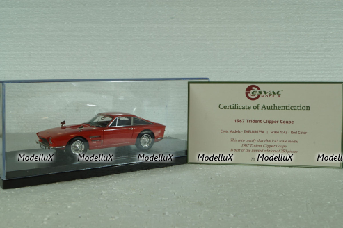 Trident Clipper sport coupe 1967,red, EMEU43035A,  ESVAL Model 1:43
