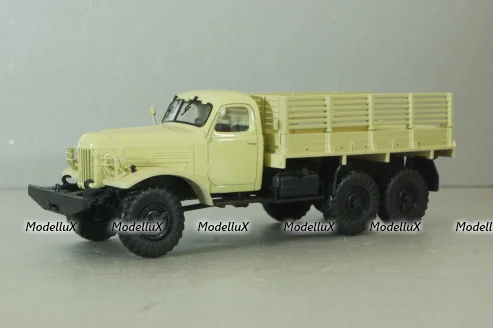 Зил-157К бортовой, бежевый, Автоистория 1:43
