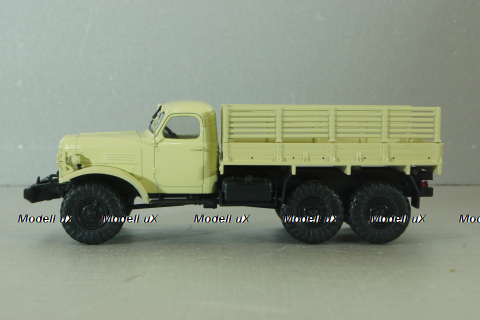 Зил-157К бортовой, бежевый, Автоистория 1:43