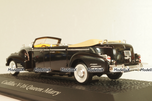 Cadillac V-16 Series 90 "Queen Mary" Harry Truman 1938, black, 2696612, Presidential Cars #12, Atlas 1:43
