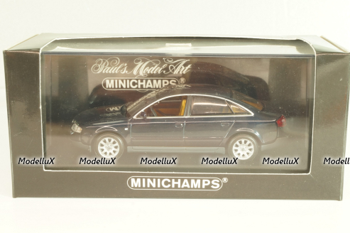 Audi A6 (C5) 1997, blue metallic, 430017100, Minichamps 1:43