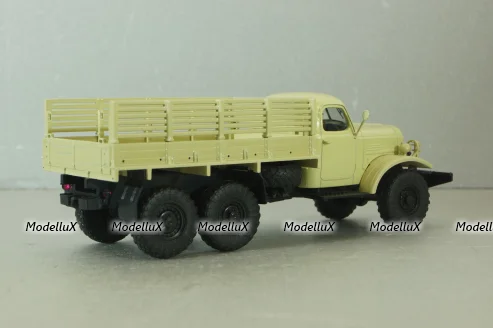 Зил-157К бортовой, бежевый, Автоистория 1:43