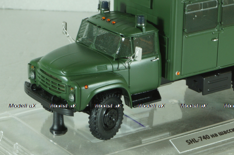 SHL-740 польский спецавтомобиль для транспортировки нарядов милиции на шасси Зил-130 1982, зеленый, TruckTyr/Dip 1:43