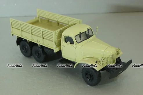 Зил-157К бортовой, бежевый, Автоистория 1:43