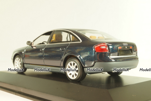 Audi A6 (C5) 1997, blue metallic, 430017100, Minichamps 1:43