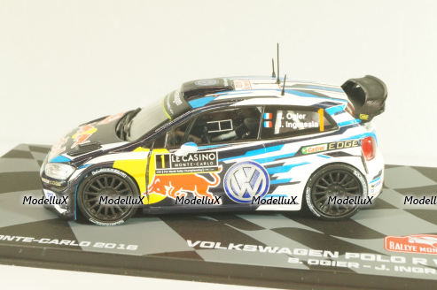 Volkswagen Polo R WRC #1 Rally Monte Carlo 2016, S.Ogier/J.Ingrassia, Altaya 1:43