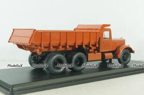 ЯАЗ-210Е Самосвал, темно-оранжевый, SSM1141, SSM 1:43