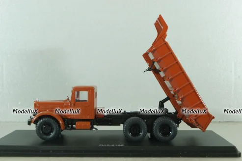 ЯАЗ-210Е Самосвал, темно-оранжевый, SSM1141, SSM 1:43