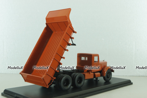 ЯАЗ-210Е Самосвал, темно-оранжевый, SSM1141, SSM 1:43