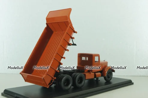 ЯАЗ-210Е Самосвал, темно-оранжевый, SSM1141, SSM 1:43