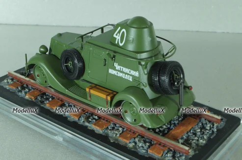 БА-20ЖД бронеавтомобиль на ж/д ходу 1939, TruckTyr 1:43