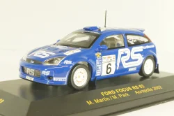 Ford Focus RS 02 #6 rally Acropolis 2002, M.Martin/M.Park, RAM089, IXO 1:43
