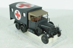Mercedes Benz G3A Sd. Kfz. 71 Ambulance Military, German Army WWII, EMGEMB43038E, ESVAL Model 1:43
