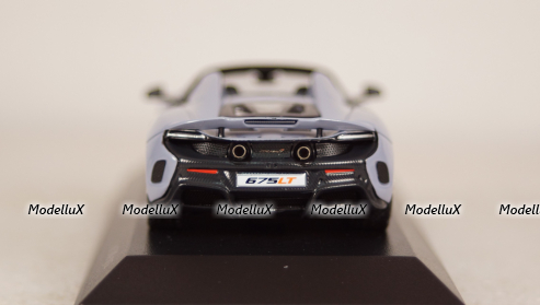 McLaren 675LT Spider 2016, grey, 537154434, Minichamps 1:43