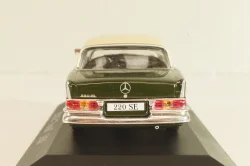 Mercedes-Benz 220SE "Fintail" (W111) 1959, dark green/beige roof, MBOMS016, Mercedes-Benz Offizielle Modell Sammlung #16, Altaya 1:43