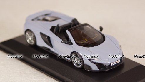McLaren 675LT Spider 2016, grey, 537154434, Minichamps 1:43