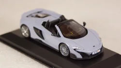 McLaren 675LT Spider 2016, grey, 537154434, Minichamps 1:43
