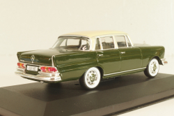 Mercedes-Benz 220SE "Fintail" (W111) 1959, dark green/beige roof, MBOMS016, Mercedes-Benz Offizielle Modell Sammlung #16, Altaya 1:43