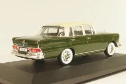 Mercedes-Benz 220SE "Fintail" (W111) 1959, dark green/beige roof, MBOMS016, Mercedes-Benz Offizielle Modell Sammlung #16, Altaya 1:43