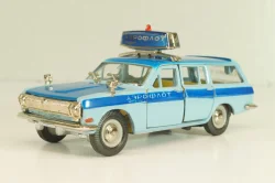 Газ-2402 Волга, синяя, Аэрофлот, Тантал/Радон 1:43