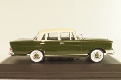 Mercedes-Benz 220SE "Fintail" (W111) 1959, dark green/beige roof, MBOMS016, Mercedes-Benz Offizielle Modell Sammlung #16, Altaya 1:43