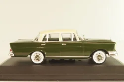 Mercedes-Benz 220SE "Fintail" (W111) 1959, dark green/beige roof, MBOMS016, Mercedes-Benz Offizielle Modell Sammlung #16, Altaya 1:43
