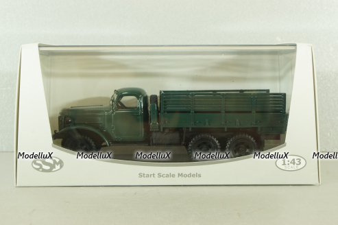 Зис-151 бортовой, зеленый, SSM1015, SSM 1:43