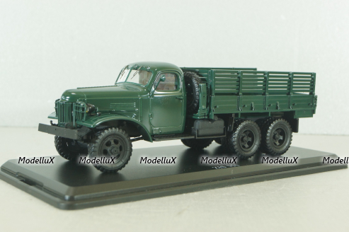 Зис-151 бортовой, зеленый, SSM1015, SSM 1:43