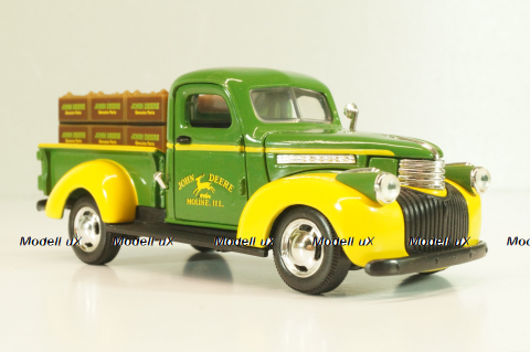 Chevrolet Pickup 1941 John Deere, green/yellow, 57153, Gearbox 1:43