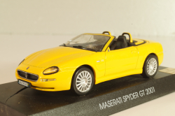Maserati Spyder GT 2001, yellow, Deagostini 1:43