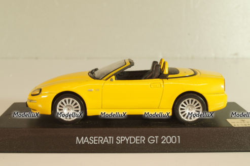 Maserati Spyder GT 2001, yellow, Deagostini 1:43