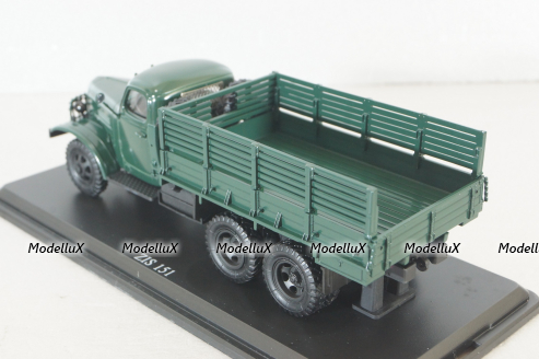 Зис-151 бортовой, зеленый, SSM1015, SSM 1:43