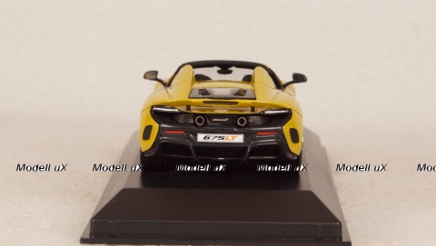 McLaren 675LT Spider  2016 solis yellow, Minichamps 1:43