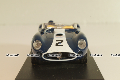 Maserati 450 S #2 GP Cuba 1958, blue, Deagostini 1:43 Вариант 1