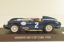Maserati 450 S #2 GP Cuba 1958, blue, Deagostini 1:43 Вариант 1
