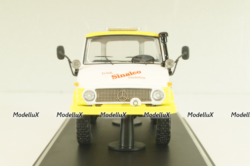 Mercedes-Benz Unimog 406 "Sinalco" 1971, yellow/white, 03153, Schuco 1:43