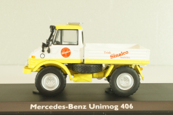 Mercedes-Benz Unimog 406 "Sinalco" 1971, yellow/white, 03153, Schuco 1:43